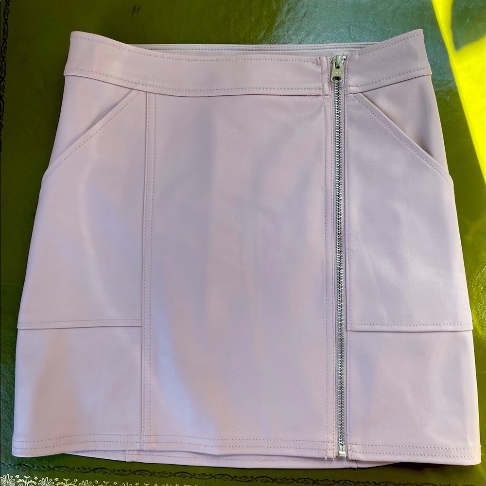 Brand new vegan leather mini skirt
